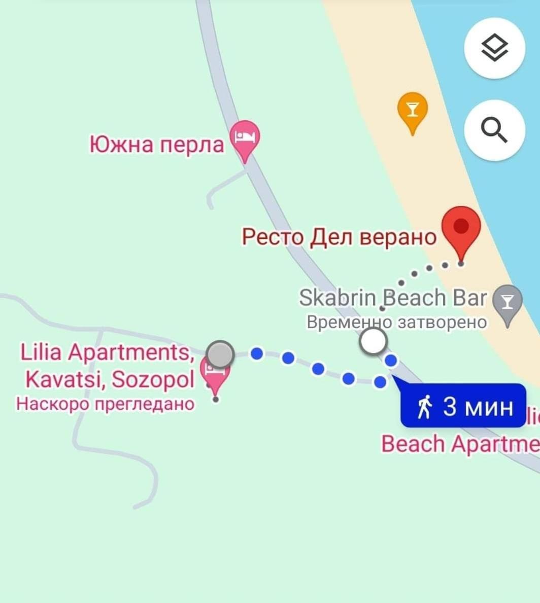 Lilia Apartments Каваци, Созопол Eksteriør bilde